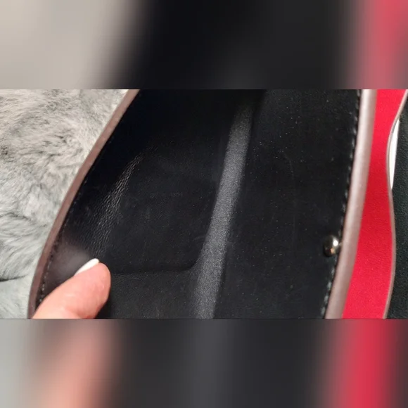 New! NWT THEORY Leather Clutch Pouch Crossbody Bag $375 - Picture 5 of 12